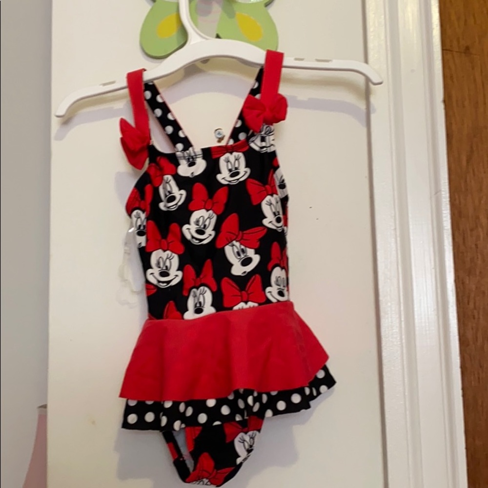 Toddler Minnie Mouse swimsuit